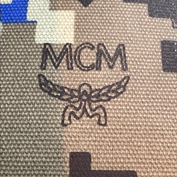 MCM “Big Bang” Digital Camouflage Wristlet Pouch - Picture 8 of 11